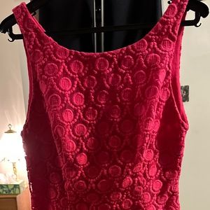 Hot pink Bebe dress